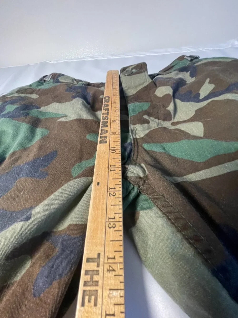 US Army Woodland BDU Camo Cargo Pants Military Medium